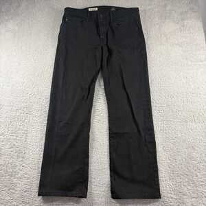AG Adriano Goldschmied The Protege Jeans Black Mens 34 (33x29) Made in USA